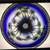 Glass Dome Ceiling Light - Hand Painted 2 thumbnail