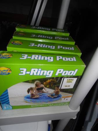 3 Ring Pools $6.50 --New in Box-Half Price-- 1