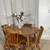 Solid Wood Kitchen Dining Table & 4 Tavern Style Chairs 1 thumbnail