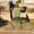 Antique 18th century museum piece green leather library reading chair 3 thumbnail