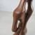African Tribal Art Man & Woman Kissing Wood Sculpture-14 1/4" Tall 11 thumbnail