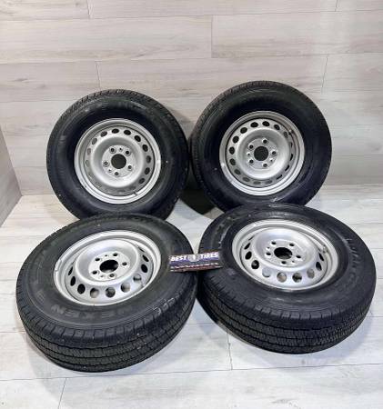 16” Inch Promaster Wheels & Tires Nexan Roadian CT8HL LT225/75/16 Set 1
