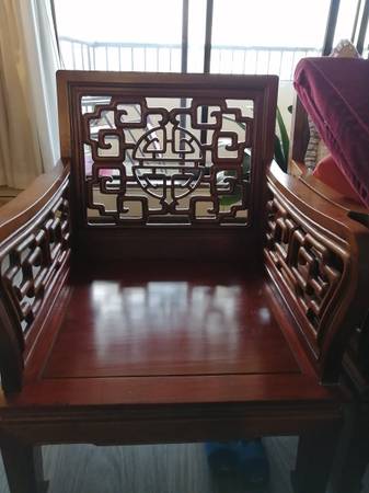 mahogany single sofa 1