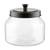 Glass Canister with Matte Black Lid 1.6qt 5 thumbnail