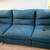 Blue Moduler Sectional Sofa with Ottoman - $1000 OBO - pick up only 1 thumbnail