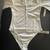 19 WHITE V NECK BODY SUIT T-SHIRT WOMENS TOP CROTCH SNAP 7 thumbnail