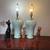 Pair of Palm Beach? regency style table lamps B60 1 thumbnail