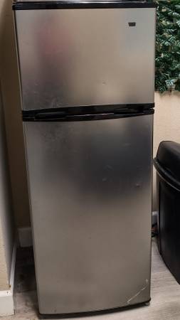 Thomson Compact Refrigerator with Freezer – Stainless Steel 1