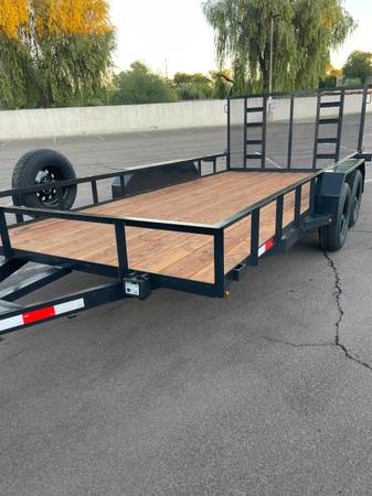 16’x 84” Trailer new 1