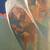 "Figuras" 1971 Painting by Marcial Godoy Opazio, Chile/Venezuela 2 thumbnail