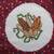 Indian Corn hand sewn cross stitch doily 4 thumbnail