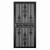 36"X80" El Dorado Black Surface Mount Outswing Steel Security Door NEW 1 thumbnail