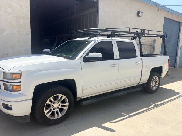2015 Chevy crew cab with rack 1