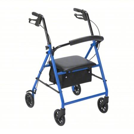 Small Petite Rollator Walker- Blue 1