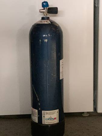 Aluminum 80 scuba diving tank 1
