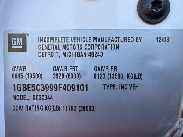 2009 Chevrolet KODIAK C5500HD 4X4 - Photo 10