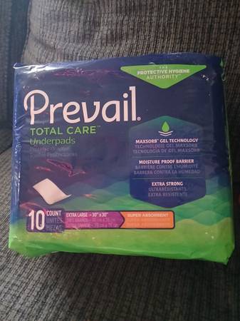 Prevail Underpads 30"x 30" Extra Large 1
