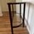 Traditional glass top/shelf dark cherry frame bar/end table 8 thumbnail