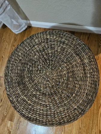 Wicker Ottoman 1