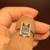 18K White Gold Ring (Size 7) with Natural Diamonds and Pink Sapphire 2 thumbnail