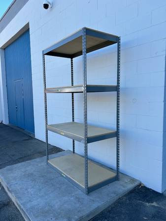 American Made Supply Storage Racks 48 in W x 24 in D Boltless Shelving 1