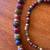 Vintage 1990s Liz Claiborne Beaded Necklace - Jewel tone/ gold 2 thumbnail