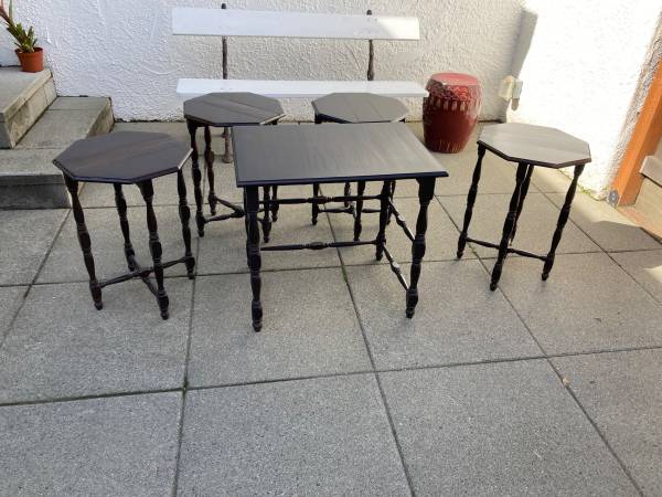 Handsome nesting small dining tables 1
