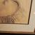 Vintage Framed Charcoal Drawing of Girl Signed 11 thumbnail
