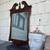 Beautiful Traditional Pediment Beveled Glass Mirror 2 thumbnail