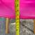 Pink Plastic Chair with Wood Legs Desk Living Room Patio Porch Dorm 5 thumbnail