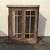 Antique Original Farmhouse Built in Wood & Glass Cabinet 1930s 3 thumbnail