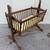 Vintage Jenny Lind Style Wooden Baby Cradle / Bassinet / Crib 1 thumbnail