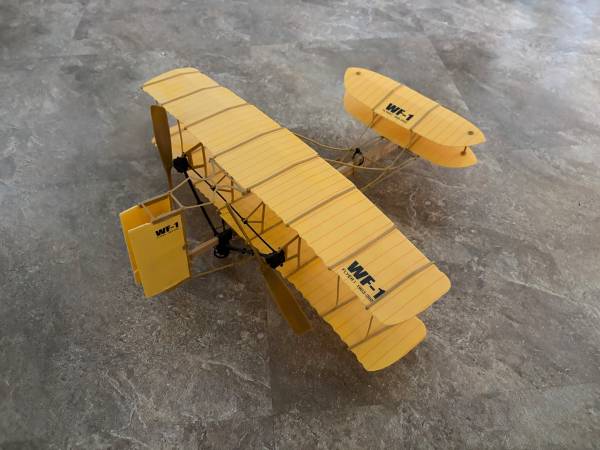 WF-1 Wright Brothers Flyer - rubberband propelled 1