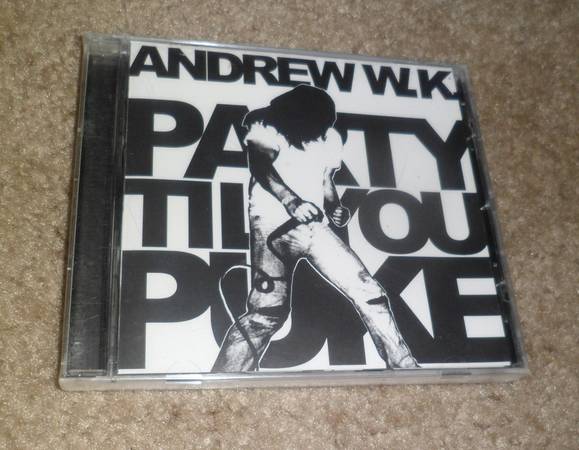 Andrew WK Party Til you Puke EP Bulb Records - Super Rare OOP 1