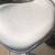 Home Square Rounded Back Metal Adjustable Barstool in White 2 thumbnail