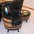 14 pcs Whiskey Barrel furniture by Brothers of Kentucky MOD upholstery 6 thumbnail