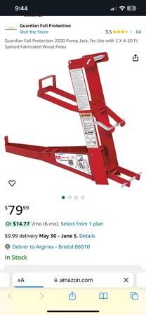 2 pump jacks for staging 1