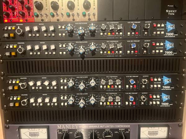 API 7600 Channel Strip (4 Units Available) 1