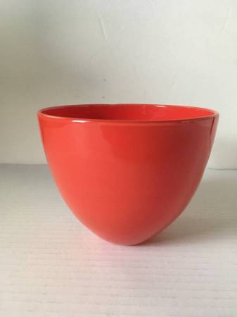 RISD Museum Red Blown Glass Bowl 1
