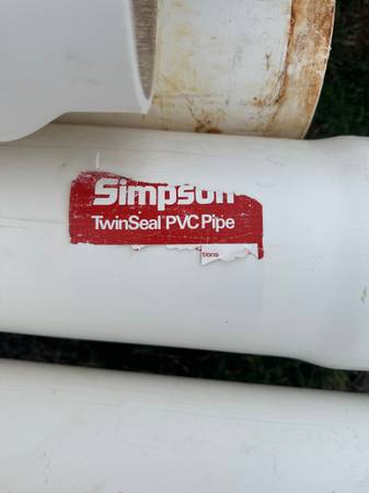 6" x 20' Twin Seal PVC Pipe 1