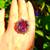 12K Natural Amethyst; 8 Aquamarine Ring, Size 8.25, one of a kind 17 thumbnail