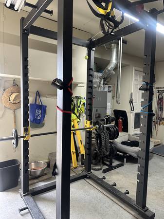 Squat rack and Weights 1