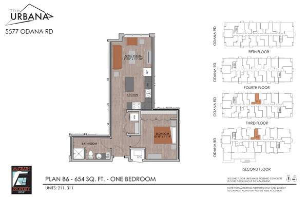 1BD/1BA Apartment in West Madison Available 1