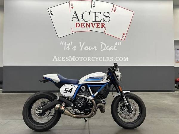 2020 Ducati Scrambler Cafe Racer Silver Ice Matte 1