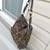 Genuine Coach Bag / Purse Brown Leather Trimmed Signature C Logo Great 5 thumbnail