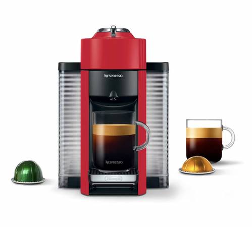 Nespresso Vertuo Evoluo Red Coffee Machine by De'Longhi + 40 Pods 1
