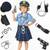 NEW Halloween Costume Girl 12-14 Youth Kids Police 1 thumbnail