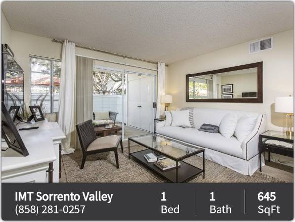 $2,690 / 1 hab. - 645 pies² - ¡Exactamente lo que necesitas! 645 pies² 1 dormitorio/1 baño a solo minutos de UCSD (San Diego - Caminito Alvarez)63866050883459122