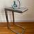 Crate & Barrel Parsons C-Table — Concrete Top / Brushed Steel Base 9 thumbnail