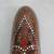African Hand Crafted Wall Decor Folk Art Tribal Wood Mask 19 5/8" Tall 2 thumbnail